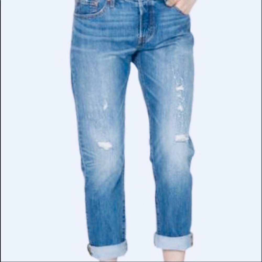 EUC Levi’s 501 Button Fly Boyfriend Jeans - Picture 2 of 8